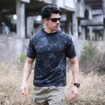 Polera Manga Corta Camuflaje