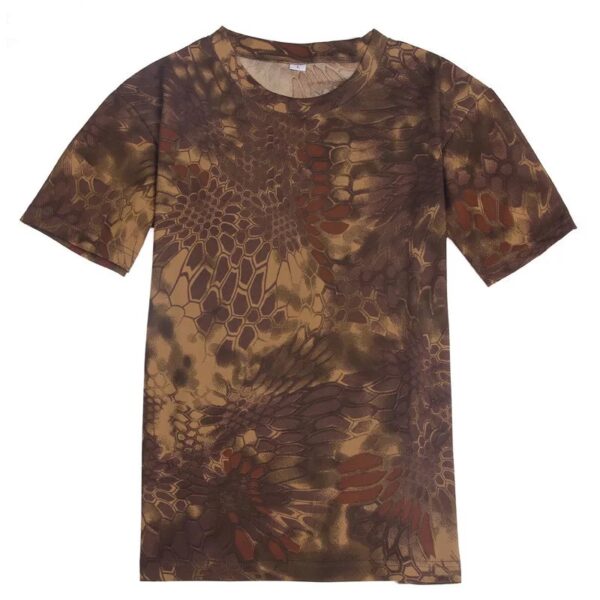 Polera Manga Corta Camuflaje - Imagen 7
