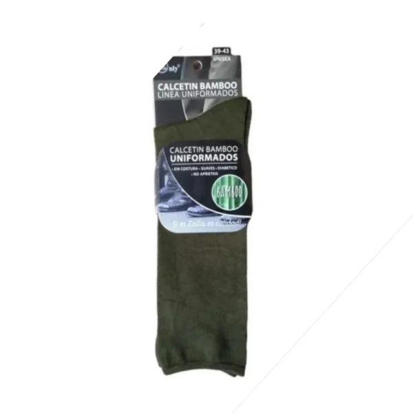 Calcetas Verdes Bamboo Uniformado